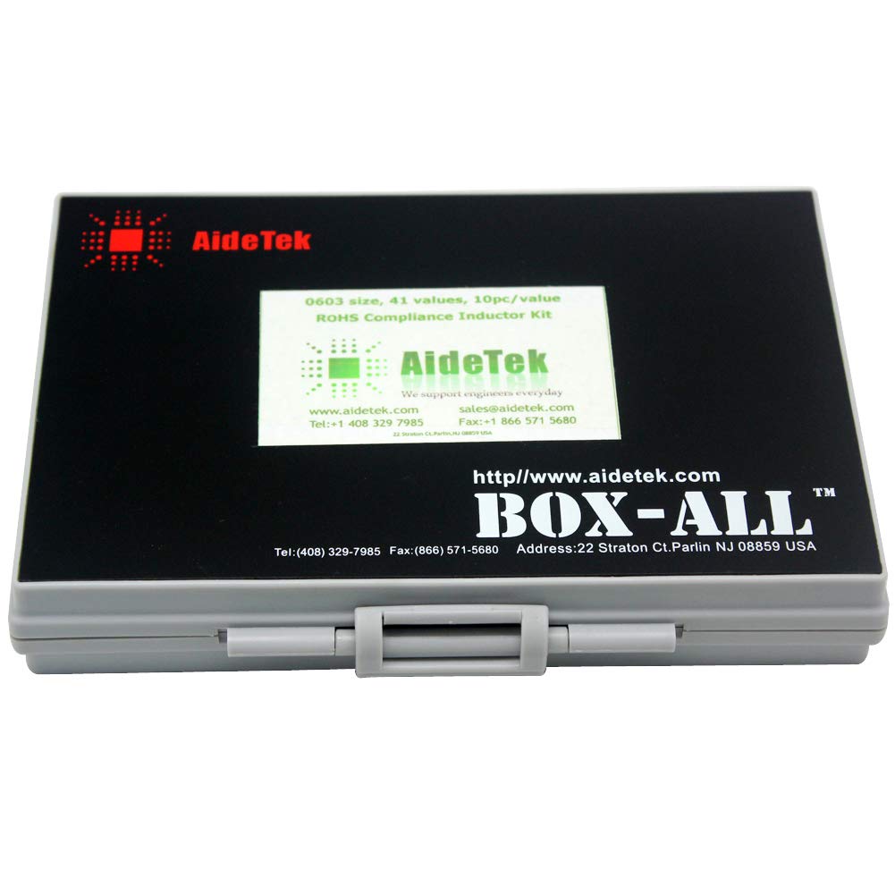 AideTek SMT SMD Sample Chip Assorted Capacitor Kit distributed in Box-All