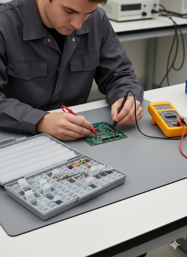 AideTek BOX-ALL Component Organizer for Peak Workbench Efficiency