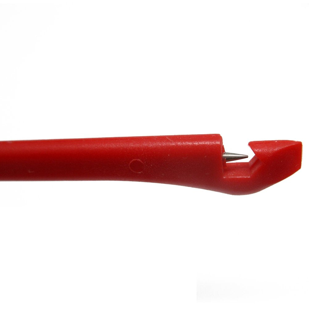 AideTek Test Clip Set Insulation Piercing red Black Banana Leads