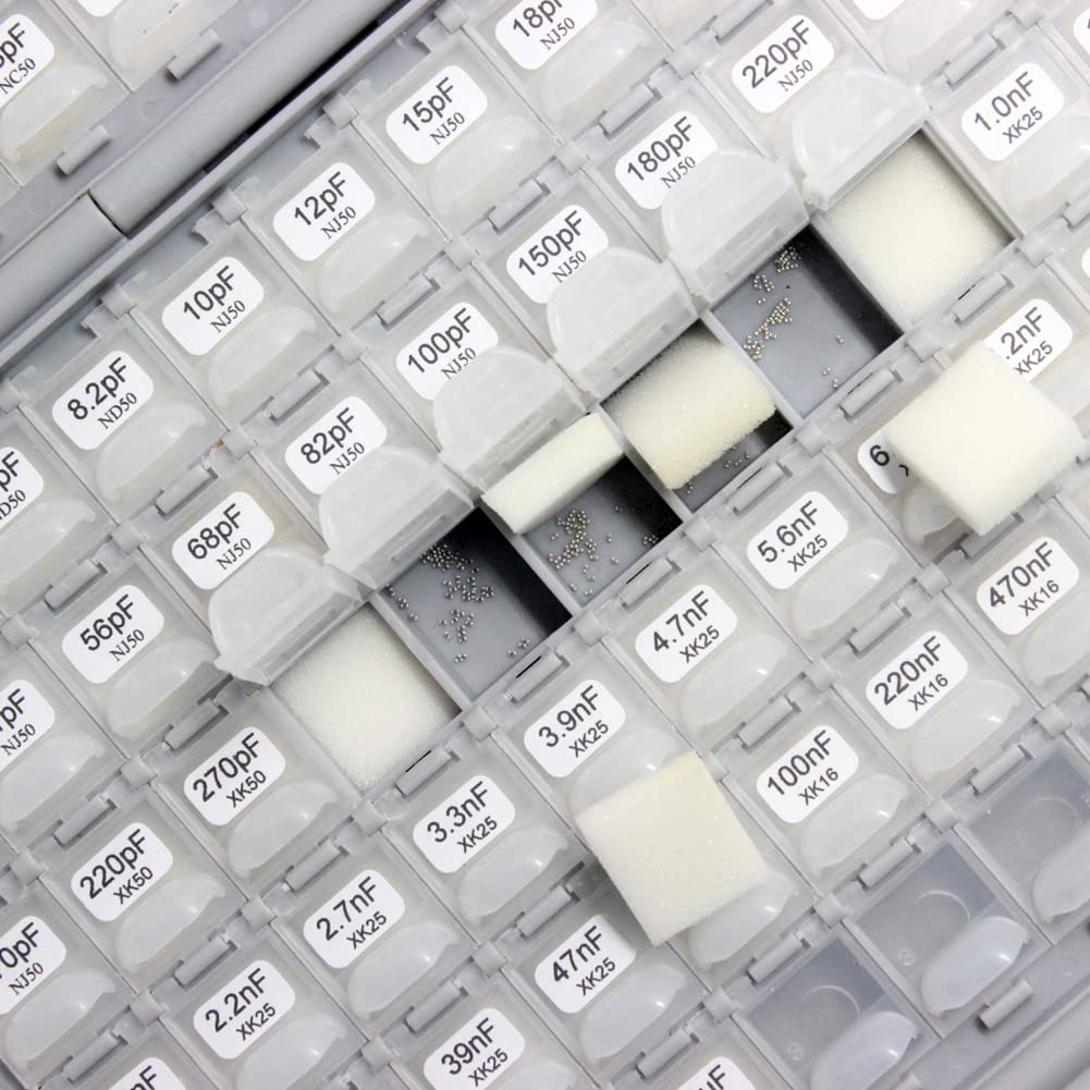 AideTek SMT SMD Sample Chip Assorted Capacitor Kit distributed in Box-All