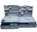 2 units AideTek BOXALL96 and 2 units BOXALL48 Compartment SMD Organizer Box SMD SMT Parts Organizer Surface Mount Box