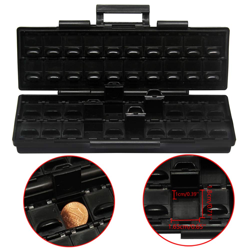 AideTek BOXALL40AS ESD safe SMD parts box w/40 bins anti-statics Box Organizer