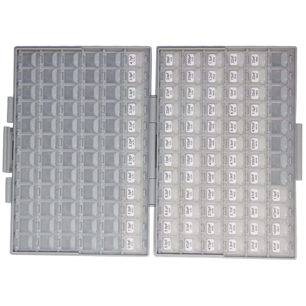 AideTek SMT SMD Sample Chip Assorted Capacitor Kit distributed in Box-All