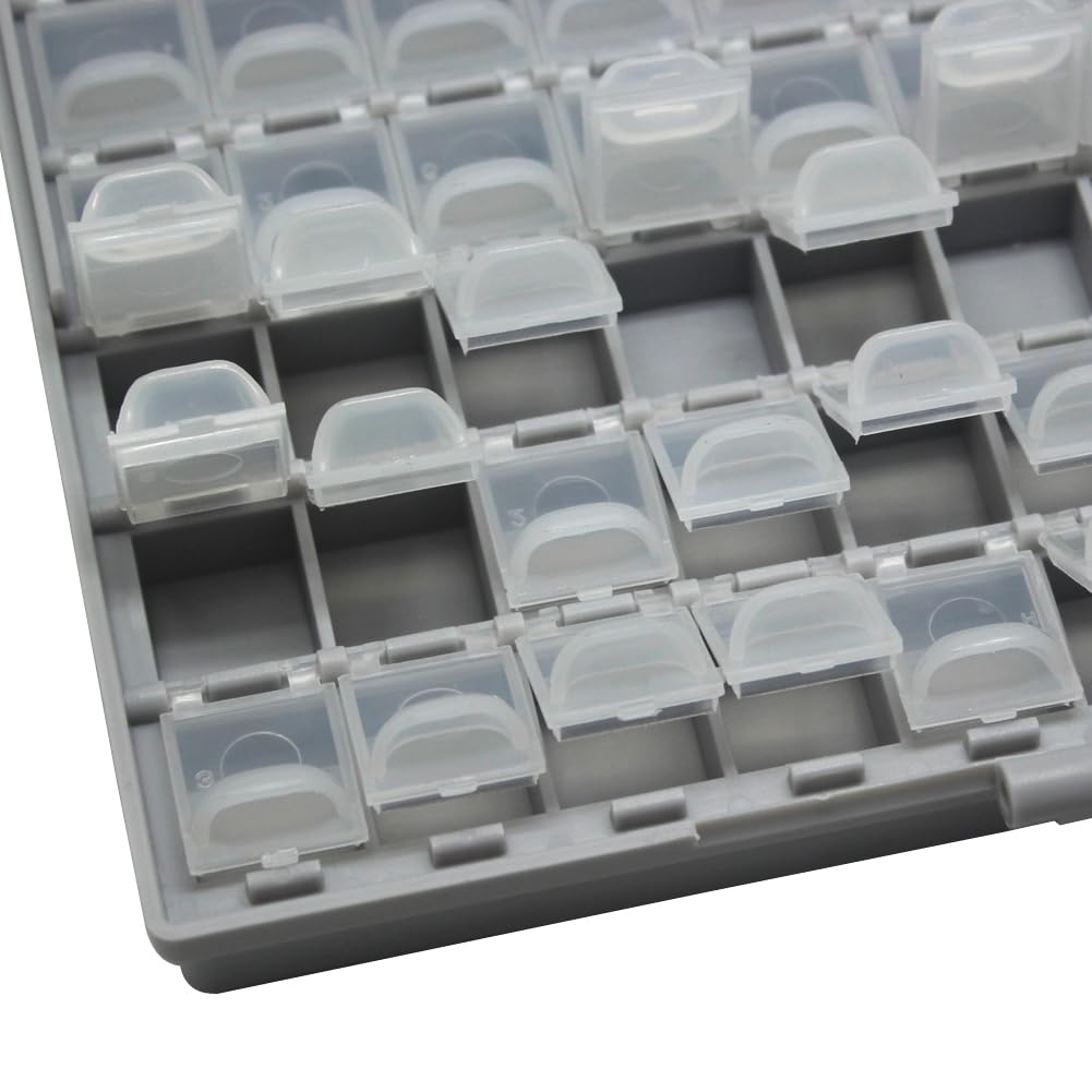 AideTek BOXALL96 and BOXALL144 Compartment SMD Organizer Box SMD SMT Parts Organizer Surface Mount Box