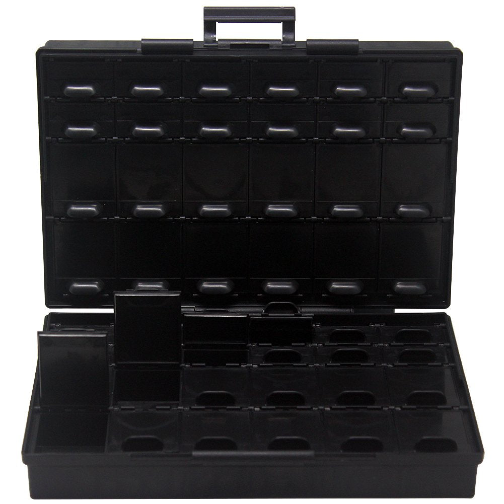 AideTek Anti-static Parts Container Compartment SMD Organizer Box Electrostatic Discharge Box
