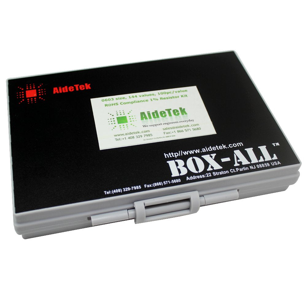 AideTek Sample Resistor Kit Distributed in Box-Al
