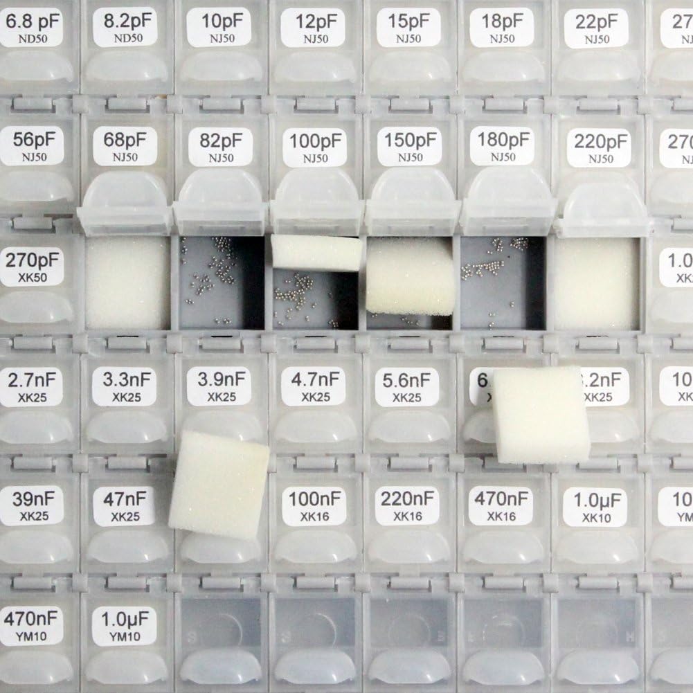 AideTek SMT SMD Sample Chip Assorted Capacitor Kit distributed in Box-All