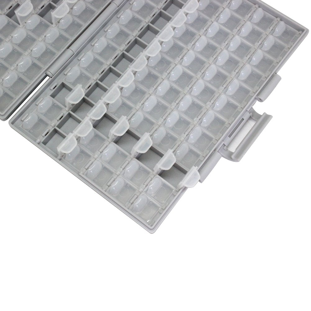 AideTek BOX-ALL-144 SMD Component Organizer — 144 Independent-Lid Compartments, Fits 0201 to 1206