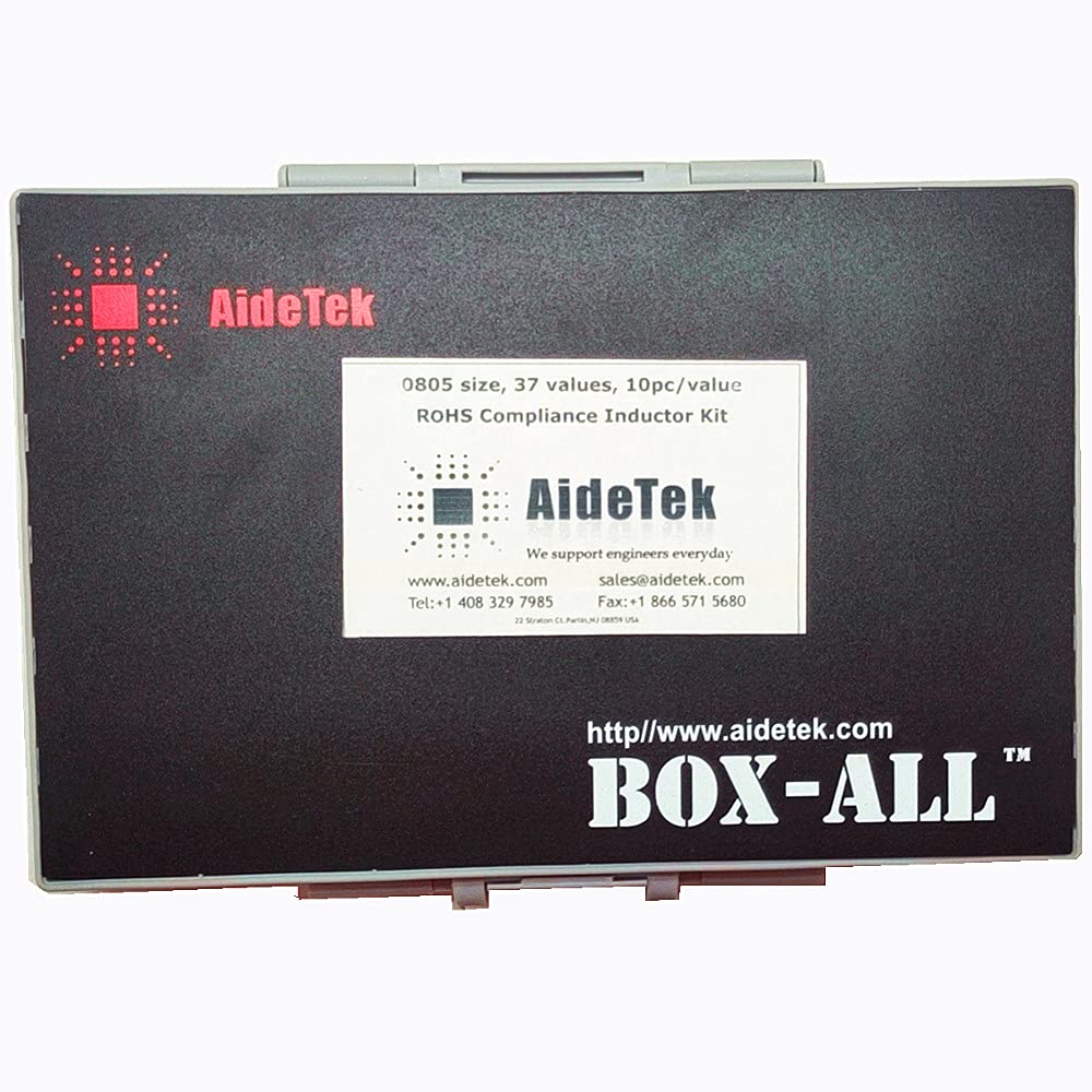 AideTek SMT SMD Sample Chip Assorted Capacitor Kit distributed in Box-All