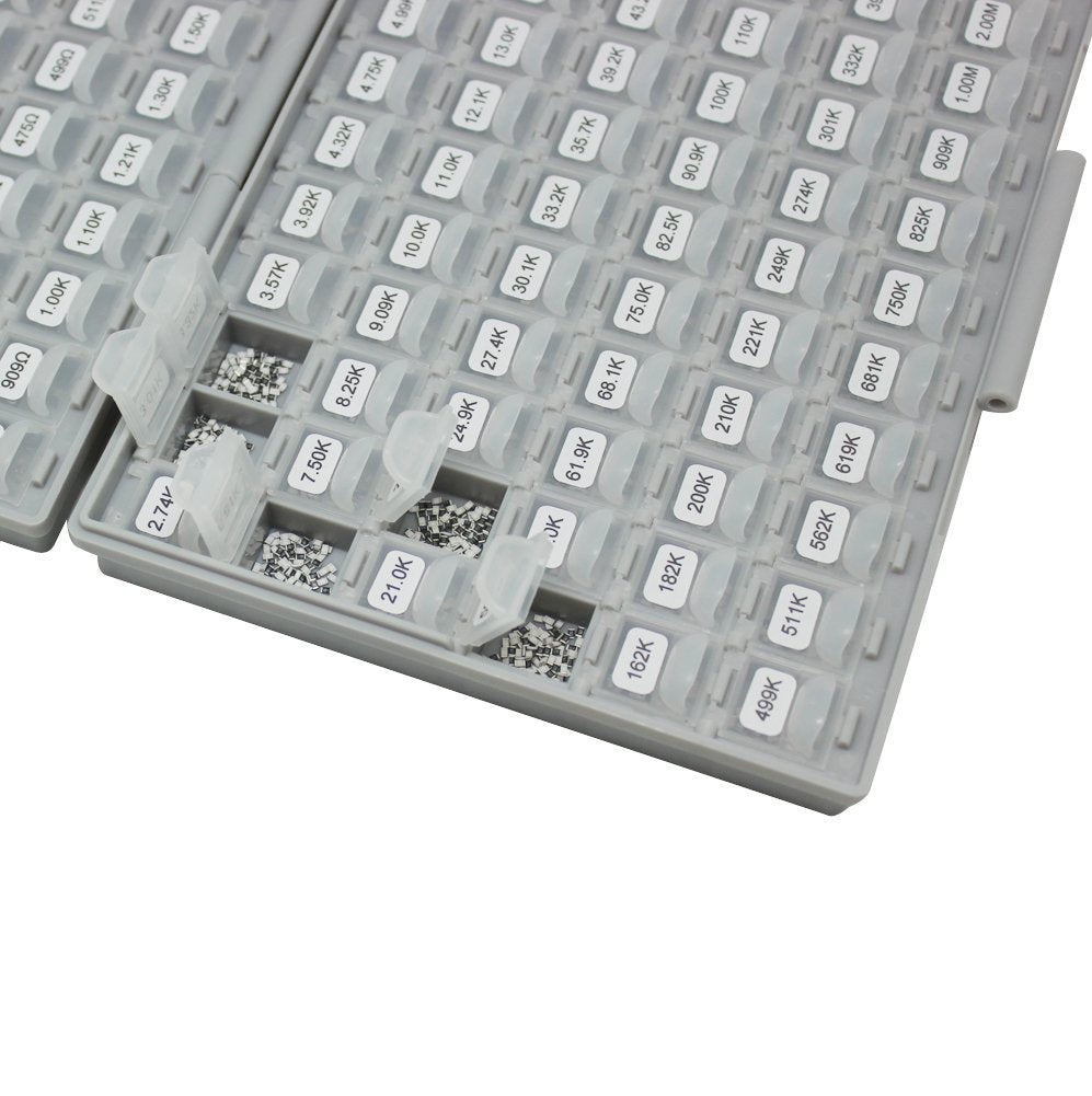 AideTek 0805 SMD 144 x 100pcs RoHS 1% Engineering Sample Resistor kit Inbox-All