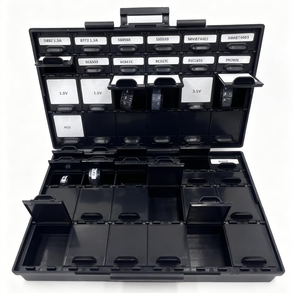 AideTek Bipolar Transistors, MOSFETs, and Voltage Regulators kits total 29 parts, 10pcs per parts TD-10