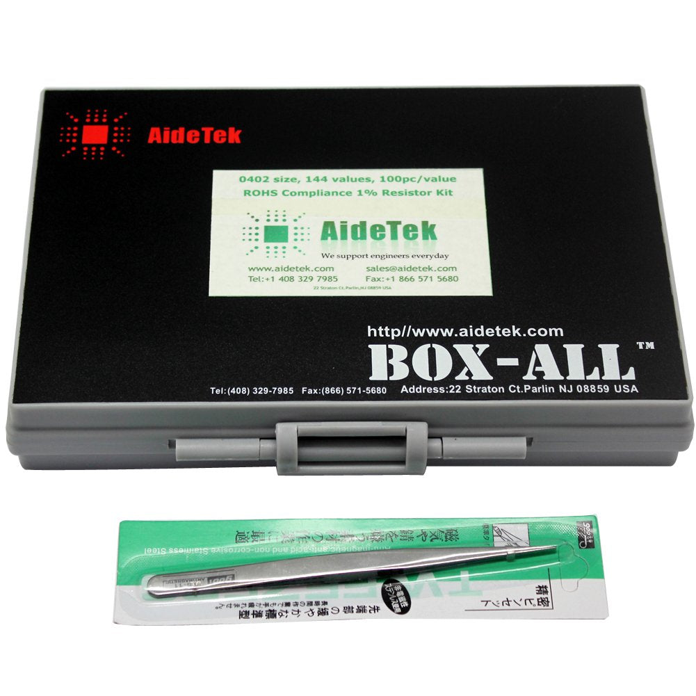 AideTek Sample Resistor Kit Distributed in Box-Al