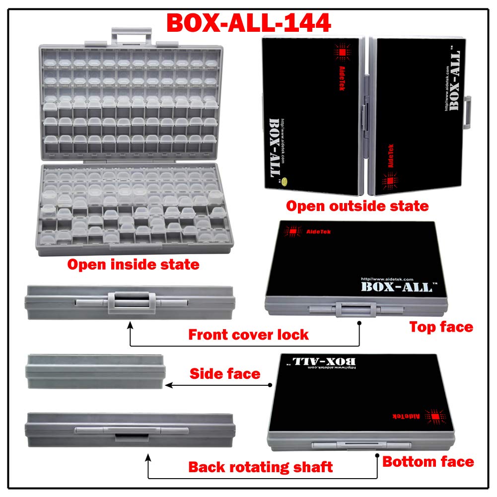 AideTek BOX-ALL Component Organizer for Peak Workbench Efficiency