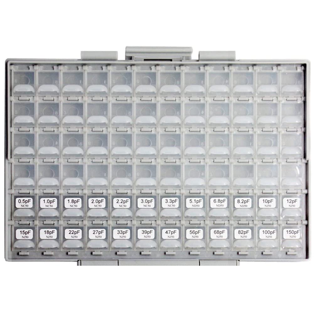 AideTek SMT SMD Sample Chip Assorted Capacitor Kit distributed in Box-All