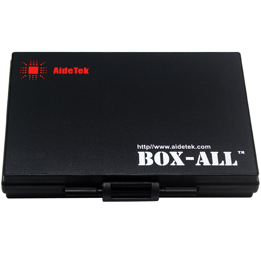 AideTek BOXALLAS 144 Lids ESD Safe SMD IC Chips Organizer Anti-Statics Enclosure