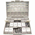AideTek 24 Values 410pcs SMD Aluminum Electrolytic Capacitor Assortment Kit with BOXALL-48 Storage Box Range 4.7uF－1000uF 16V-50V