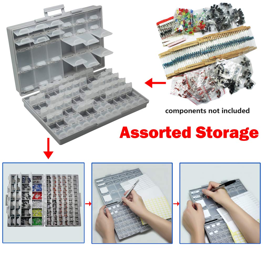 AideTek BOX-ALL Component Organizer for Peak Workbench Efficiency
