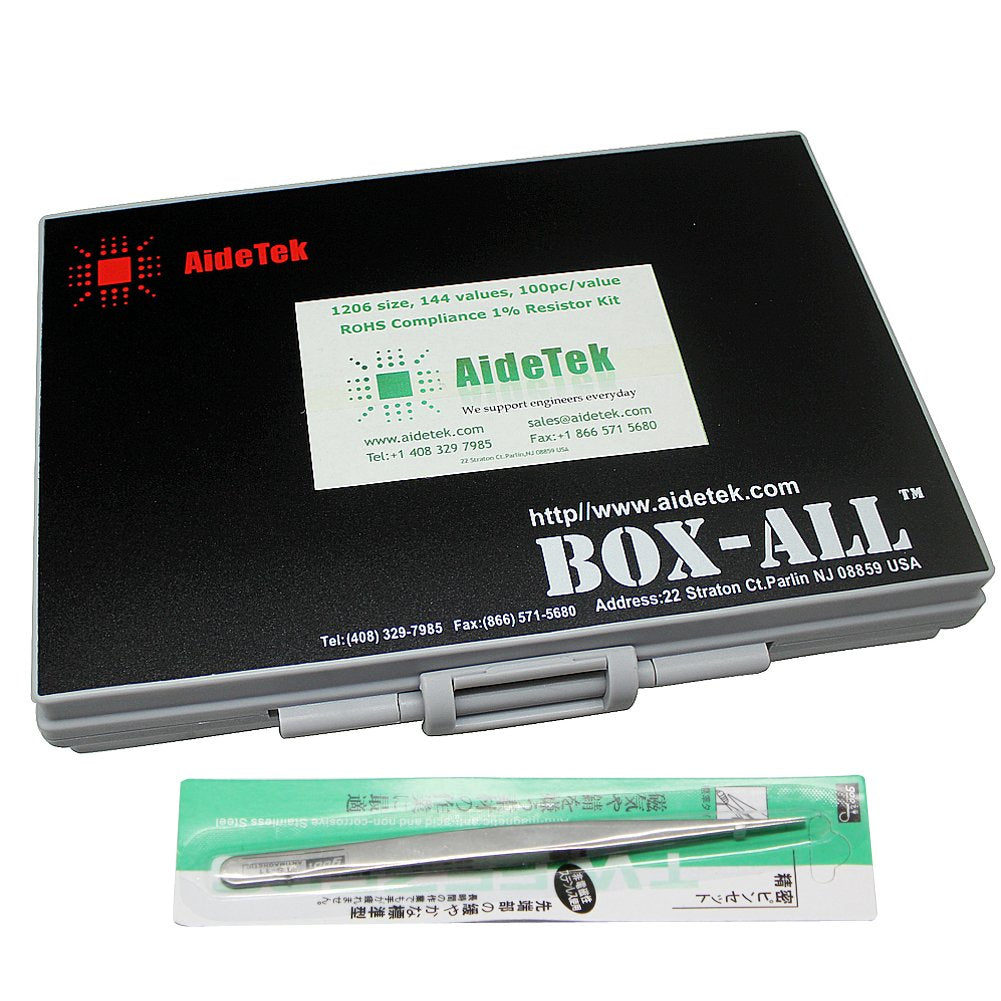 AideTek Sample Resistor Kit Distributed in Box-Al