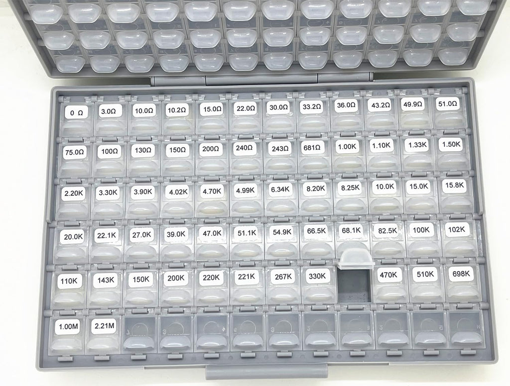 AideTek Sample Resistor Kit Distributed in Box-Al
