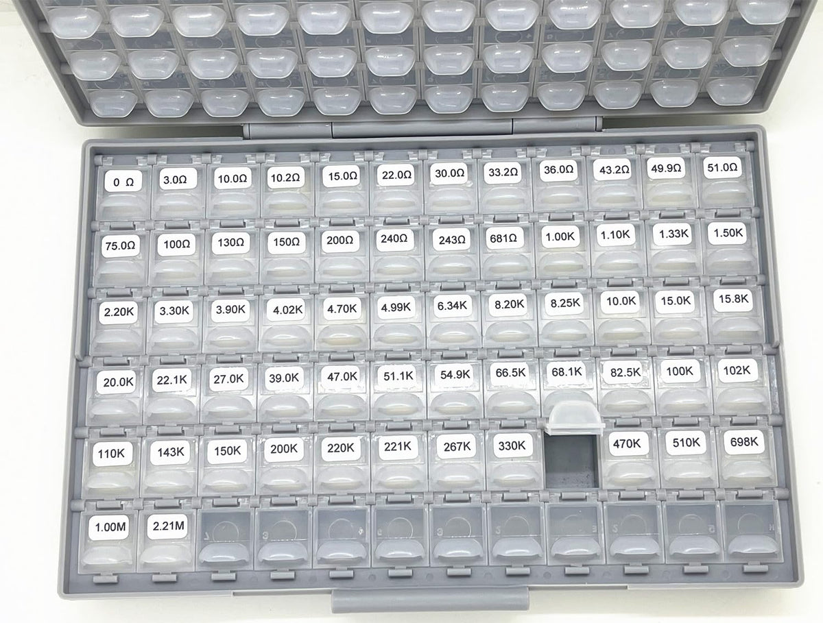 AideTek Sample Resistor Kit Distributed in Box-Al