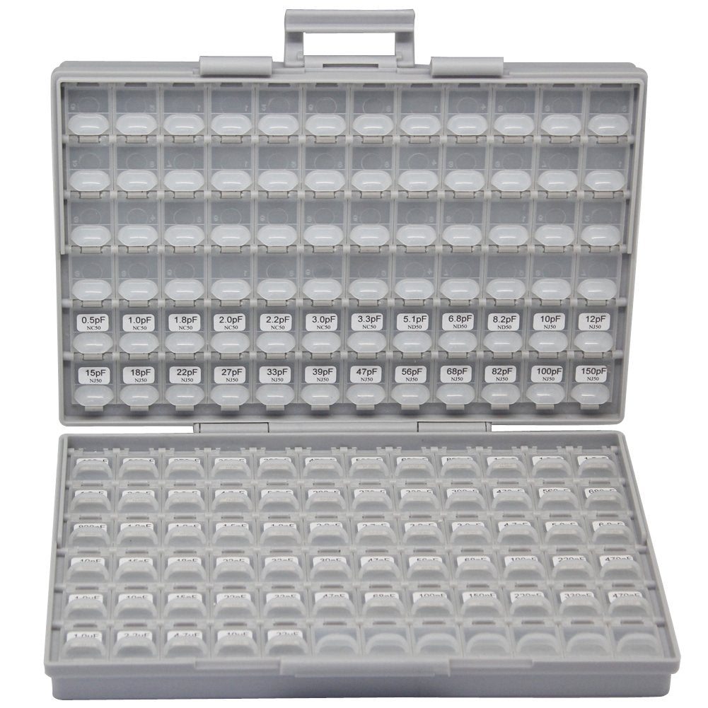 AideTek SMT SMD Sample Chip Assorted Capacitor Kit distributed in Box-All
