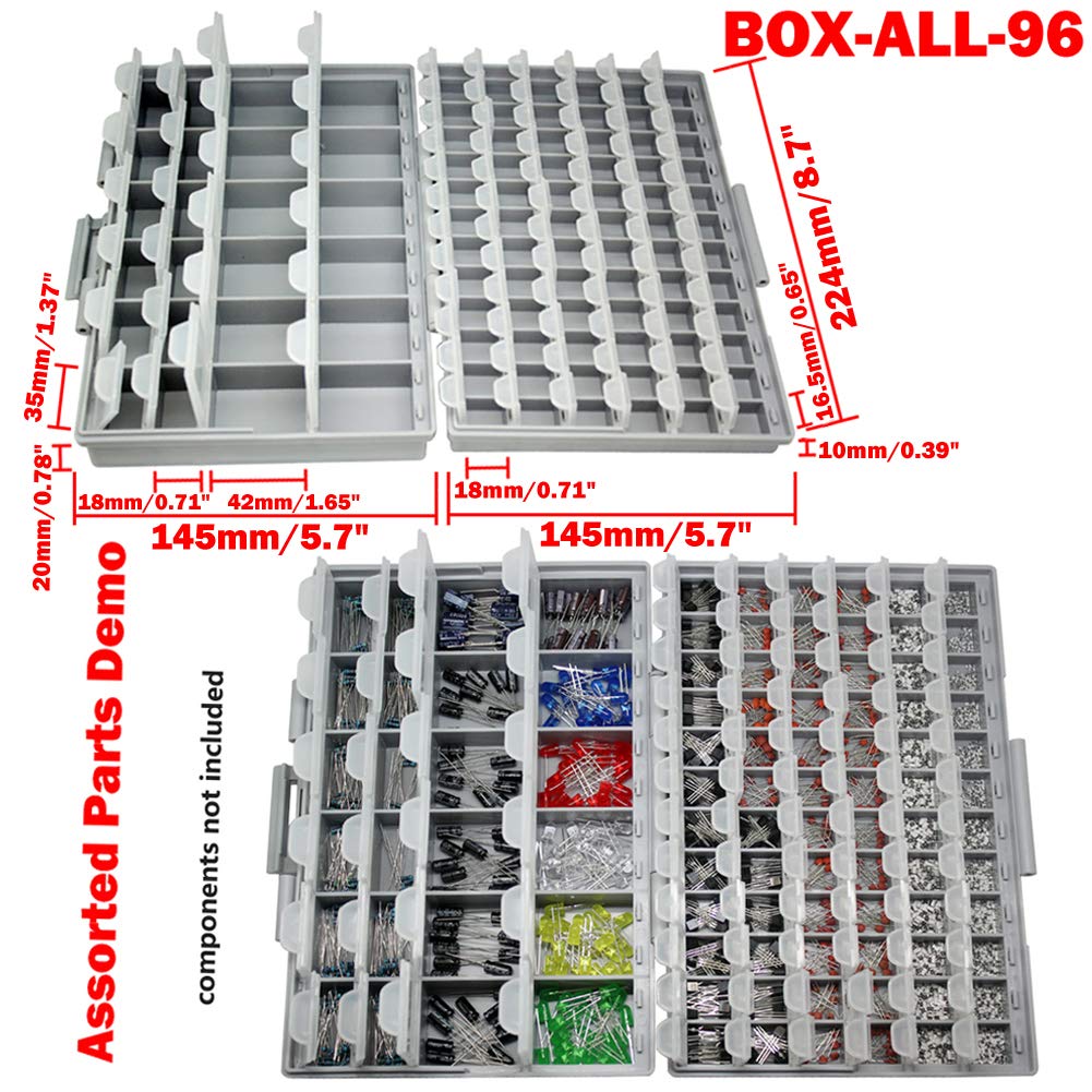 AideTek BOX-ALL Component Organizer for Peak Workbench Efficiency