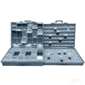 1 unit AideTek BOXALL48 and 1 unit BOXALL144 Compartments Enclosure SMD SMT Parts Organizer Surface Mount Box Labels