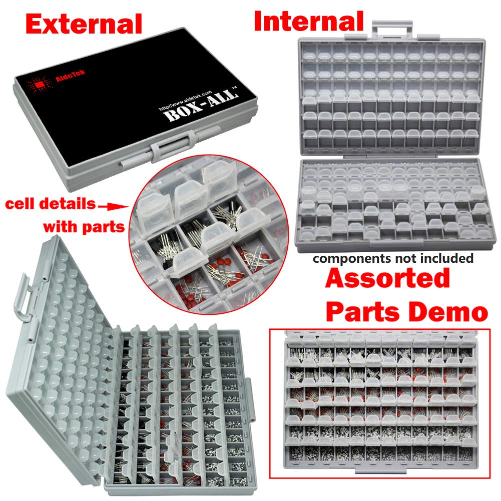 AideTek BOX-ALL Component Organizer for Peak Workbench Efficiency