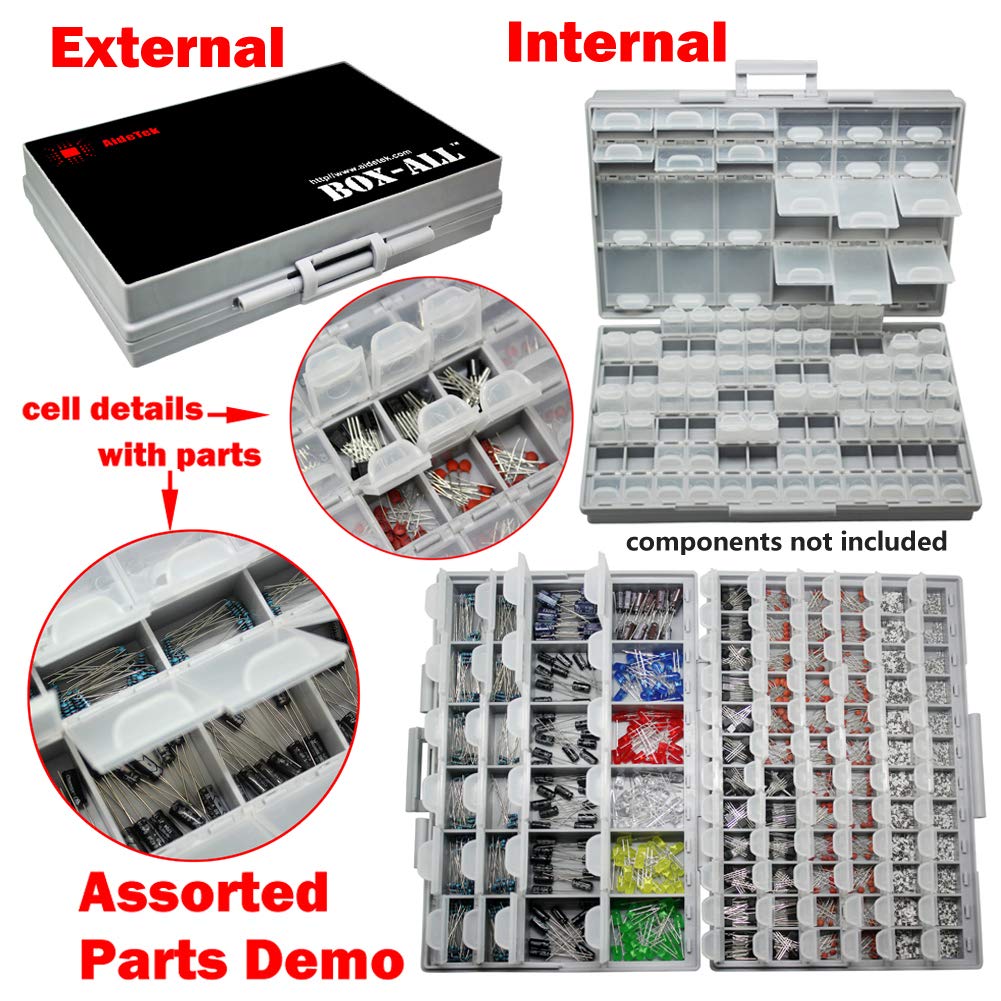AideTek BOX-ALL Component Organizer for Peak Workbench Efficiency