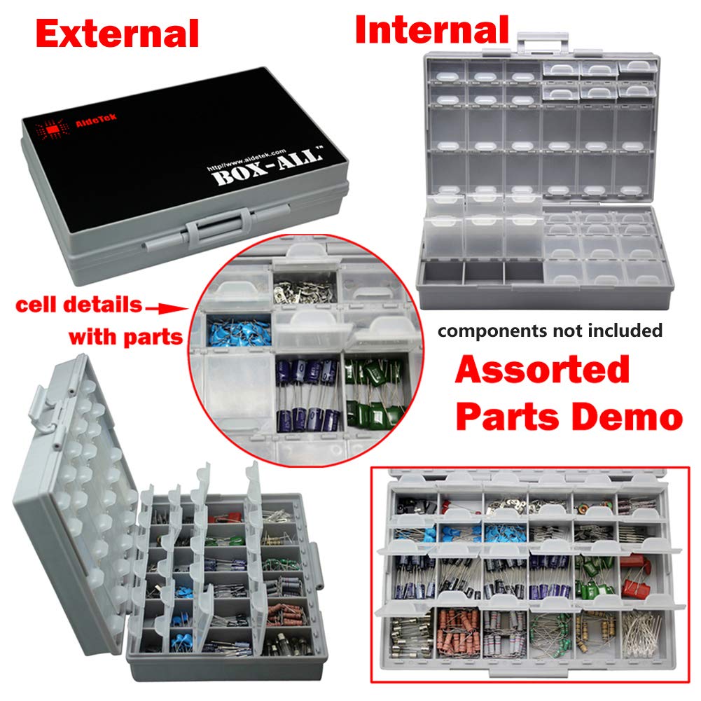 AideTek BOX-ALL Component Organizer for Peak Workbench Efficiency