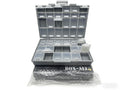 2 units AideTek BOXALL 48 and 1 unit BOXALL40 Compartments Enclosure SMD SMT Parts Organizer Surface Mount Box Labels