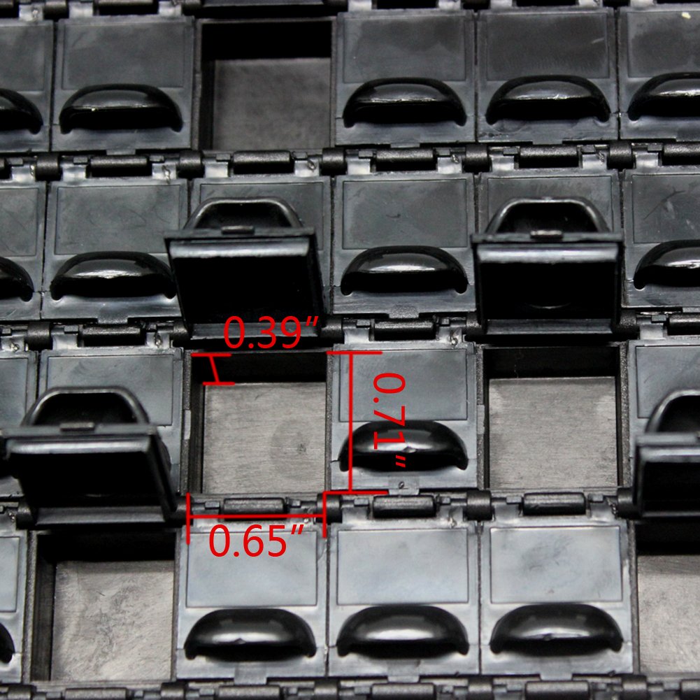 AideTek Anti-static Parts Container Compartment SMD Organizer Box Electrostatic Discharge Box