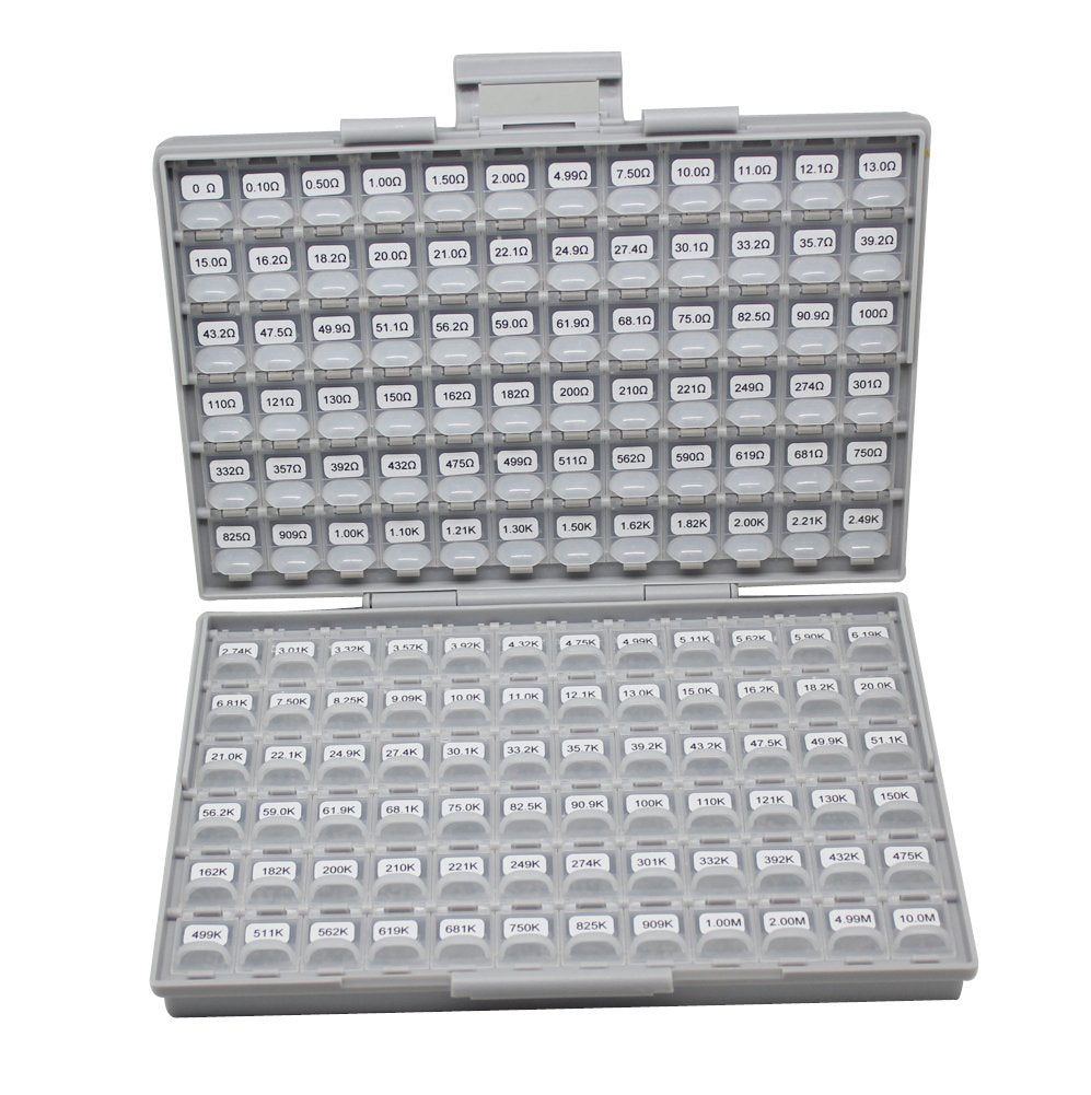 AideTek 0805 SMD 144 x 100pcs RoHS 1% Engineering Sample Resistor kit Inbox-All