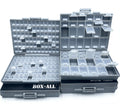 AideTek 2 units BOXALL144 and 2 units of BOXALL48 SMD SMT Resistor Capacitor 1206 0805 0603 Box Organizer Craft Beads Storage for each box
