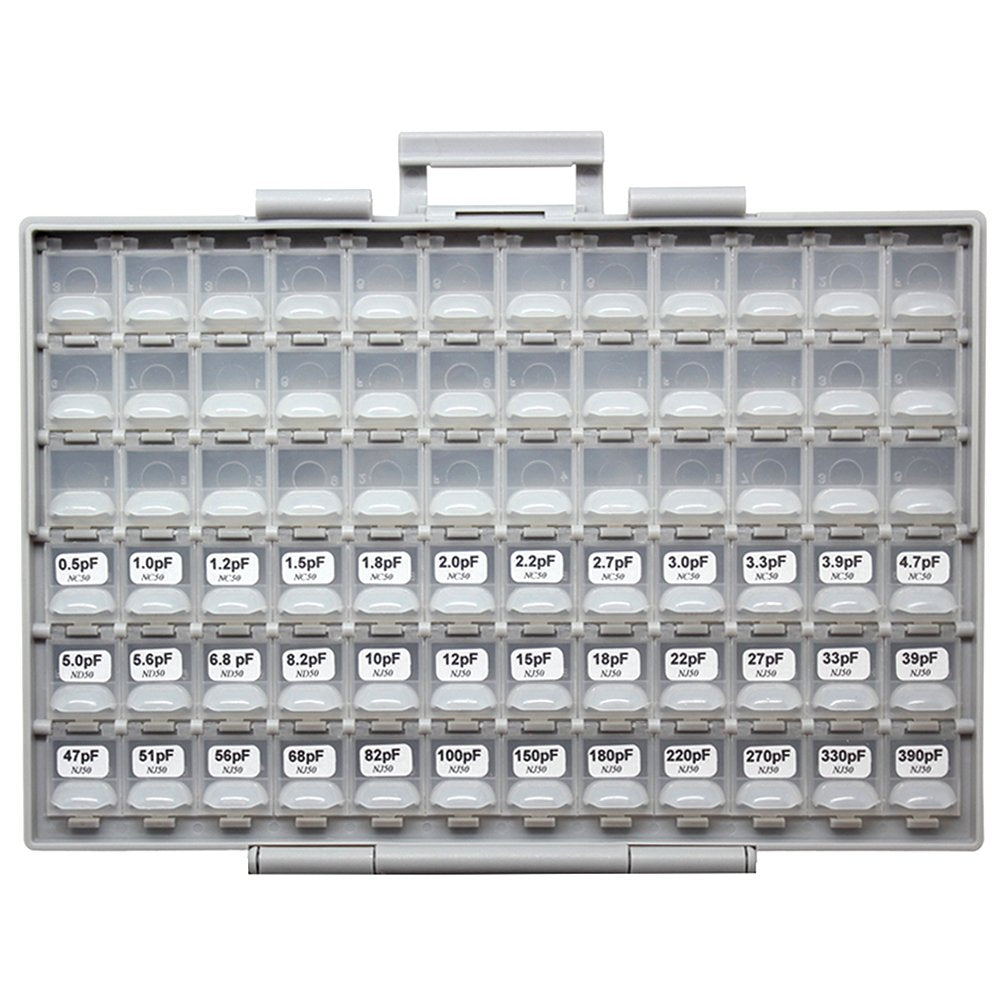 AideTek SMT SMD Sample Chip Assorted Capacitor Kit distributed in Box-All