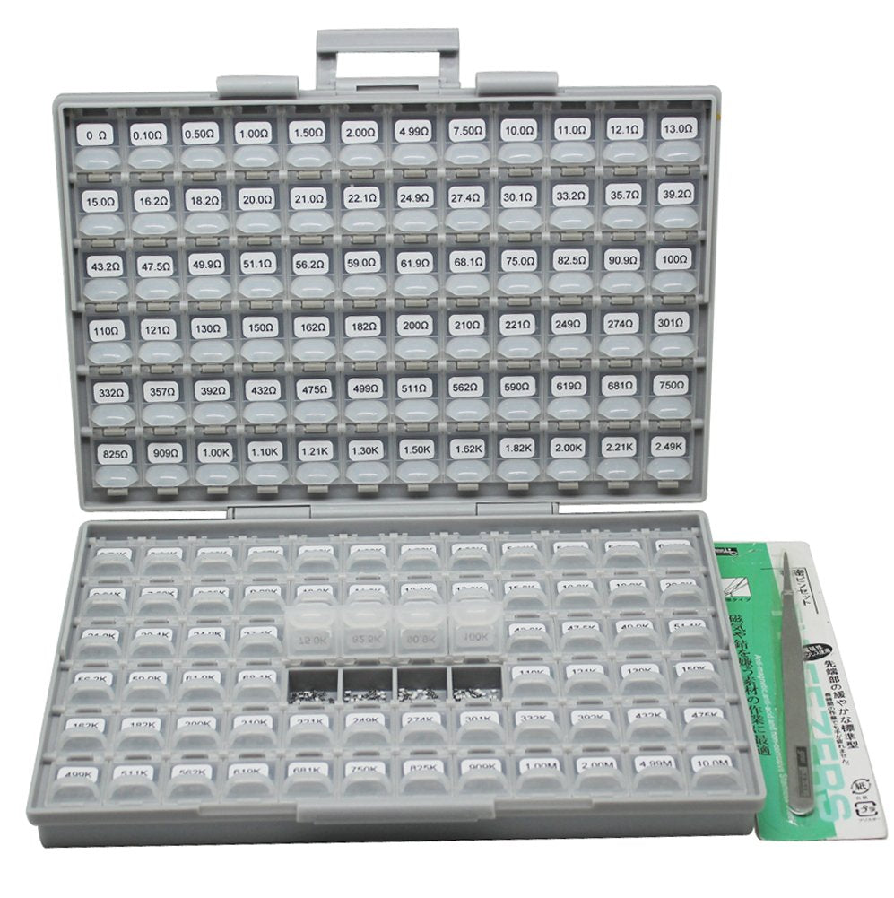 AideTek 0805 SMD 144 x 100pcs RoHS 1% Engineering Sample Resistor kit Inbox-All