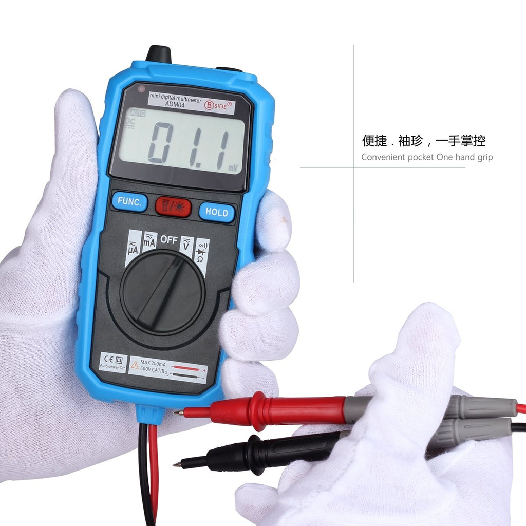 Bside Auto Range Digital Multimeter with Backlight Display and HZ Measurement