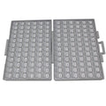 AideTek SMD SMT 0805 Size, 144 Values, 100pc/value 1% Sample Resistor Kit Distributed in Box-All Enclosure E96 Serial 0ohm to 1mohm Designer Kit Free Tweezers