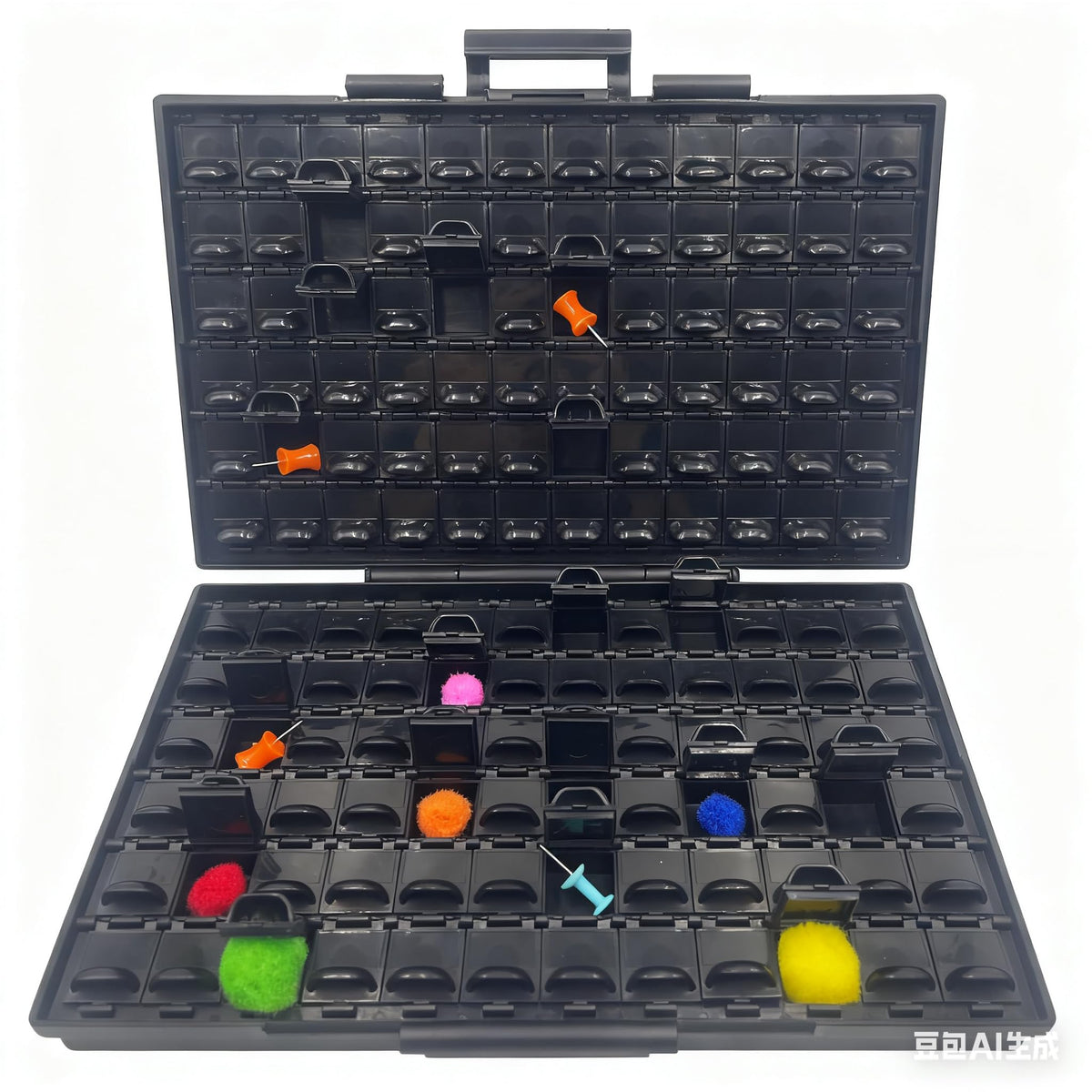 AideTek BOXALL144 ESD safe SMD resistor IC chips Organizer w/144 bins antistatics